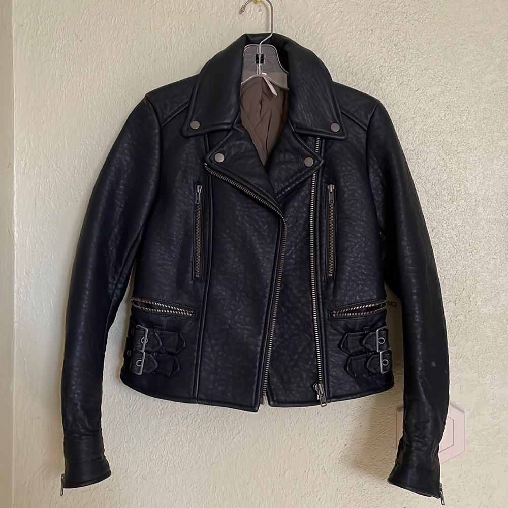 Free People leather jacket